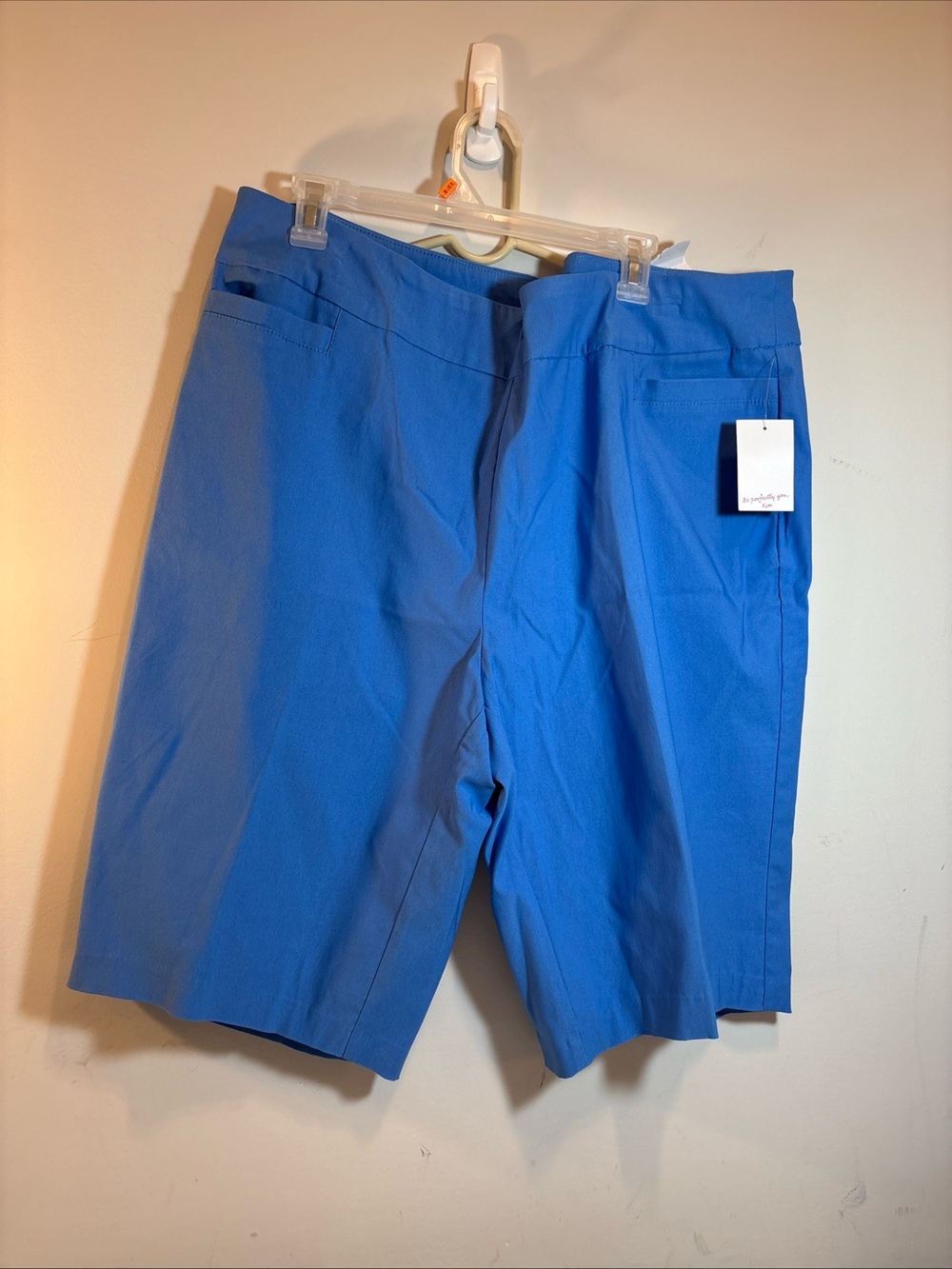 Kim Rogers Royal Blue Bermuda Shorts Tummy Control. 527
